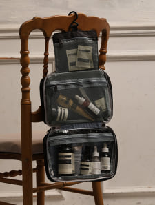 2段クリアポケット吊り下げポーチ