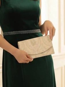 ボタニカルチュールレースふくさ