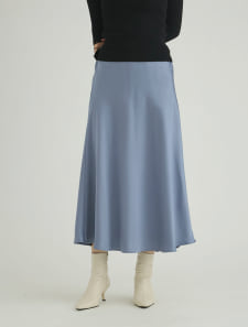 サテンマーメイドスカート