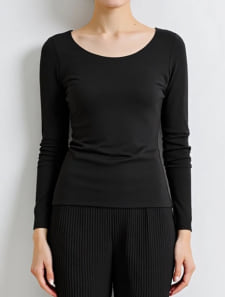 【EssentialWarm】吸湿発熱インナー（長袖）