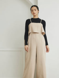 ビスチェ風サロペット