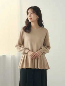 ドッキングニットトップス