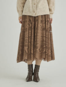 エレガントレーススカート