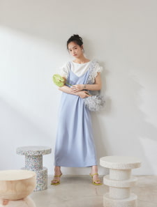 ドライタッチキャミソールワンピース