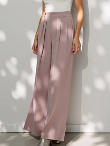 ツータックとろみパンツ