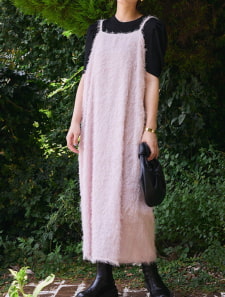 シャギーキャミワンピース