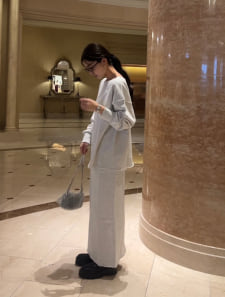 【honoセレクト】 【SETUP対応】裏毛ボートネックプルオーバー