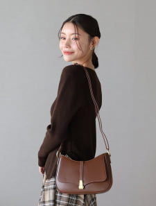 ベルトデザイン2WAYハンドバッグ