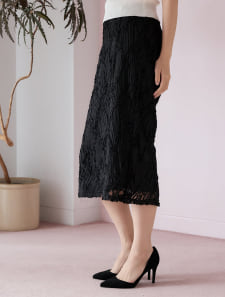 ラインレーススカート