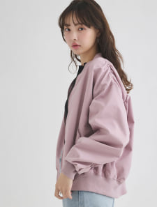 バックギャザーMA-1ブルゾン