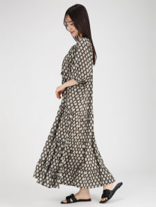 ボイルプリントワンピース