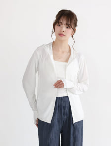 UVカットフード付きパーカー