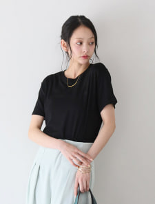 にこちゃん刺しゅうベーシックTシャツ