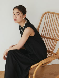 【接触冷感】ひんやりフレアワンピース