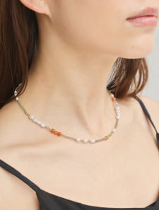 パールミックスネックレス