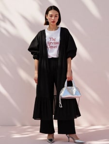 シアーガウンワンピース