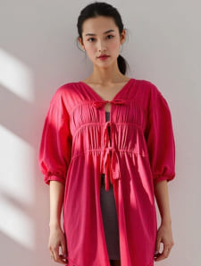 シアーガウンワンピース