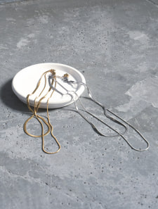 2連チェーンネックレス