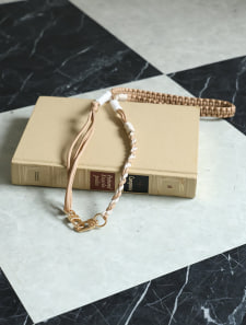 バイカラーコードスマホショルダー 