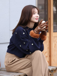 フェイクレザーグローブ