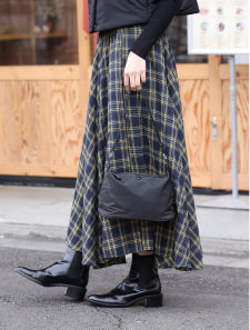 ナイロンミニマルハンドバッグ