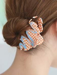 ウェーブデザインヘアバンスクリップ