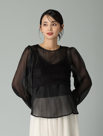 【2点SET】シアートップス×ビスチェ