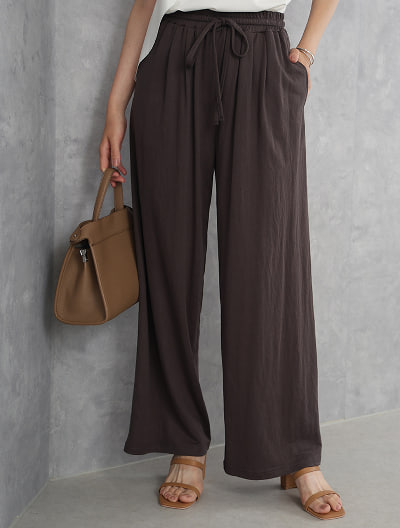 【接触冷感】カノコワイドパンツ