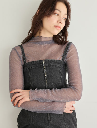 ラメシアーメロウハイネック