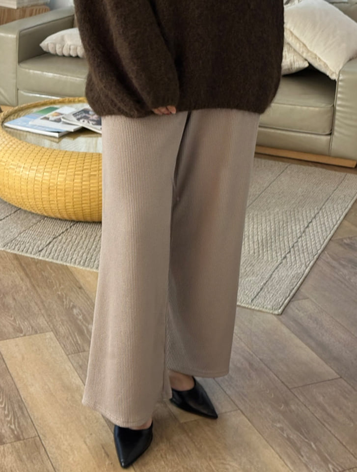 【kannaセレクト】【U150サイズあり】ポケット付きリブパンツ