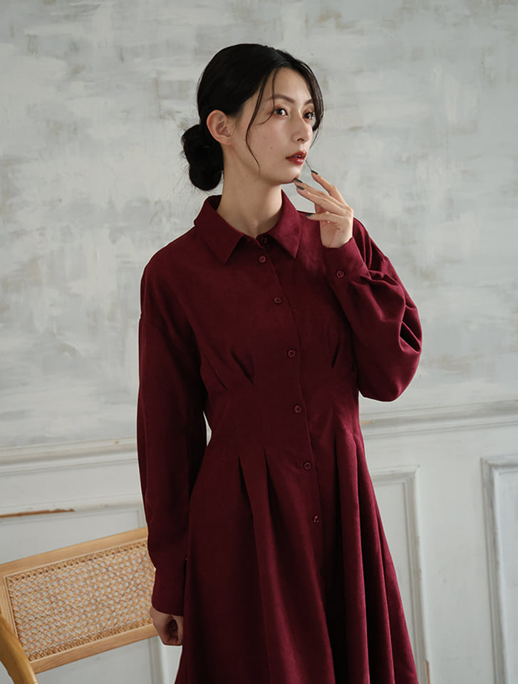 ウエストタックシャツワンピース