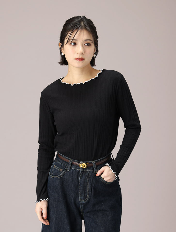 リブメローカットソー