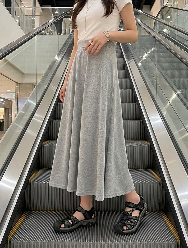 ストレッチロングスカート