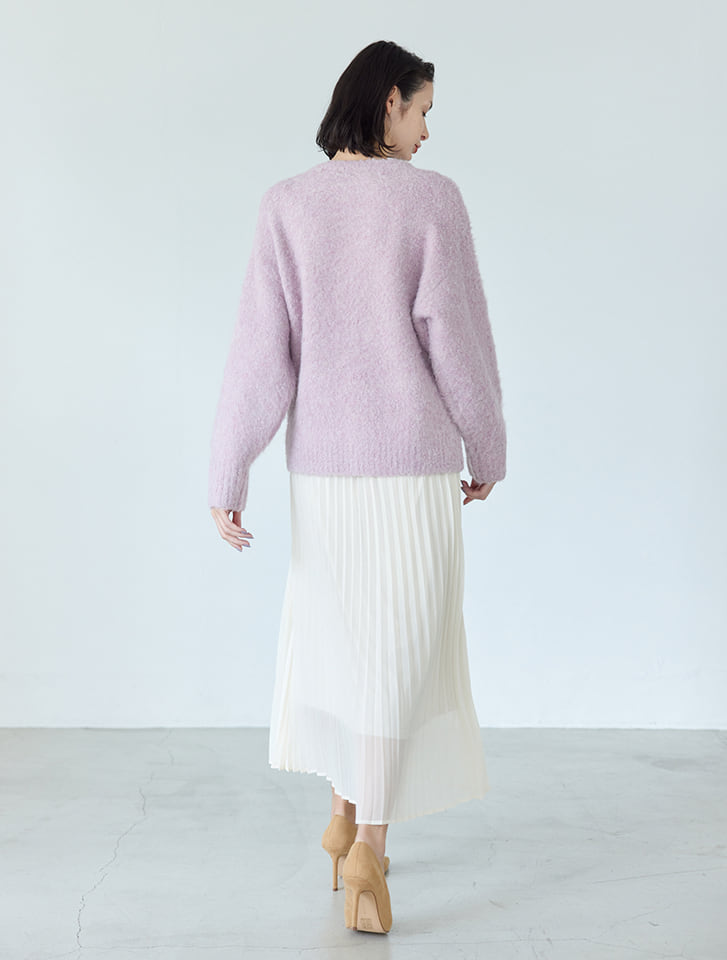 ペチコート付シフォンプリーツスカート