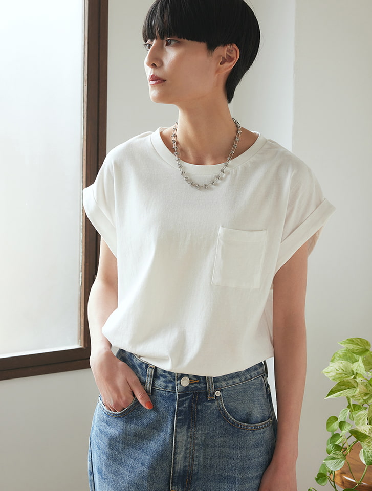 天竺ポケットTシャツ