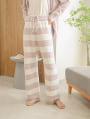 【ルームウェア】ロゴ入りもこもこロングパンツ