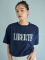 箔プリントロゴTシャツ