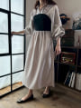 【cestmignon_mauセレクト】ビスチェドッキングワンピース