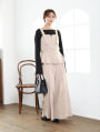 【U150サイズあり】【cestmignon_mauセレクト】ペプラムビスチェ風オールインワン