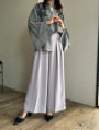 【U150~Lサイズあり】【cestmignon_mauセレクト】ポケット付ハイウエストスラックスパンツ
