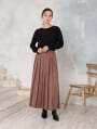 【kannaセレクト】【U150サイズあり】プリーツAラインスカート