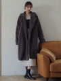 【U150サイズあり】ボアロングコート