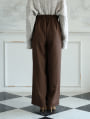 【MARIAセレクト】 【U150サイズあり】ツータックラップワイドパンツ