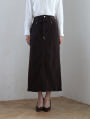 コーデュロイIラインスカート