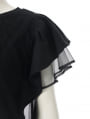 チュールフリルTシャツ