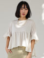 フリルワイドTシャツ