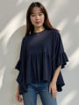フリルワイドTシャツ