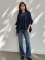 フリルワイドTシャツ
