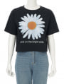ビッグフラワープリントTシャツ