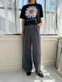 ビッグフラワープリントTシャツ